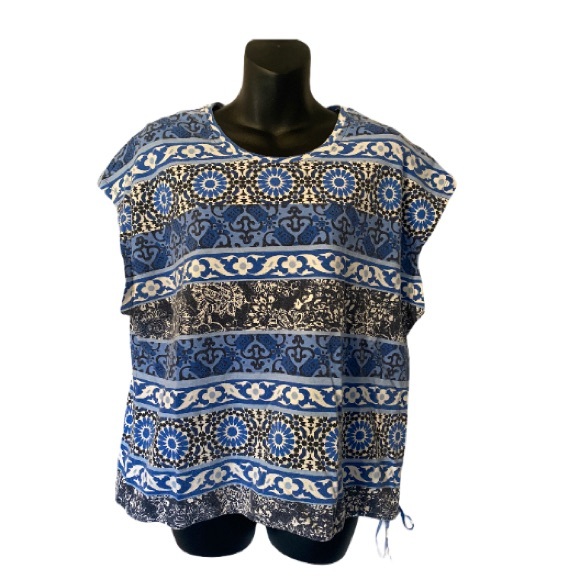 ALLISON DALEY BLUE SLEEVELESS TOP SIZE PL - Picture 2 of 7